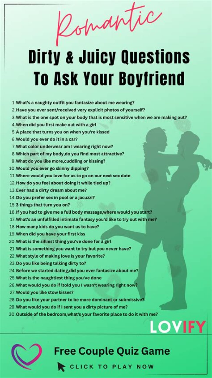 A Guide To Juicy Dirty Questions