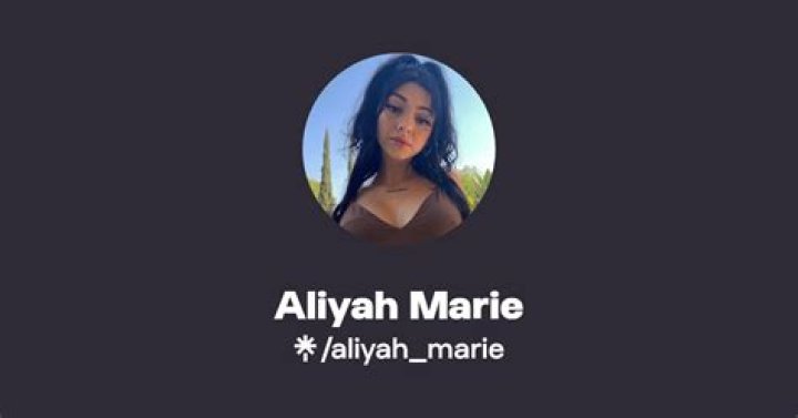 Aliyah Marie Leaked OnlyFans: A Comprehensive Exploration