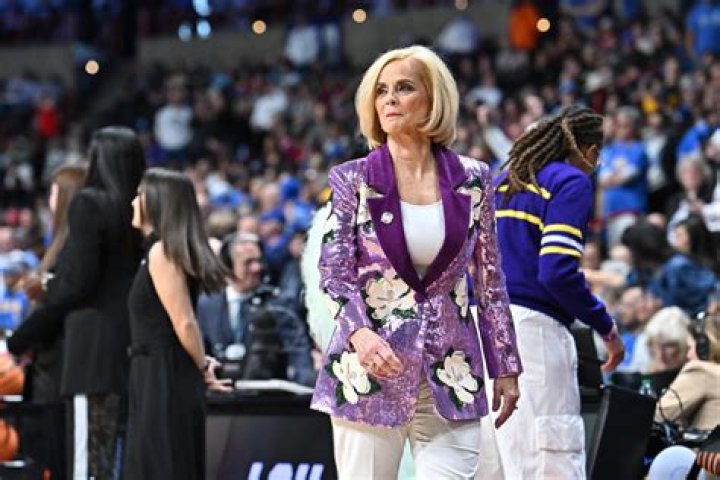 Behind LSU Women's Coach Outfits