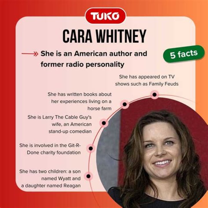 Cara Whitney Biography, Age, Facts About Larry The Cable Guys Wife