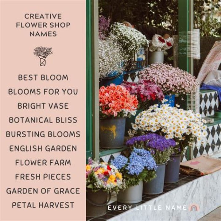 Discover Captivating And SEO-Friendly Florist Names