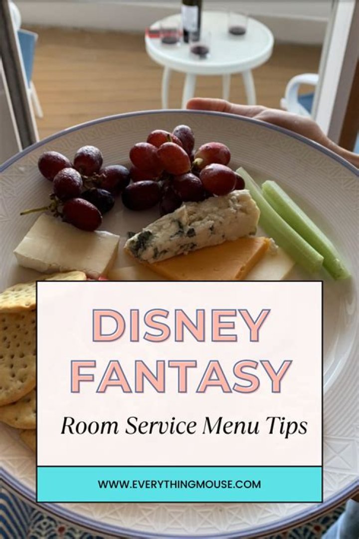 Discover The Wonders Of The Disney Fantasy Room Service Menu 2023