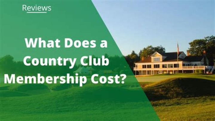 How Much Does a Navesink Country Club Membership Cost?
