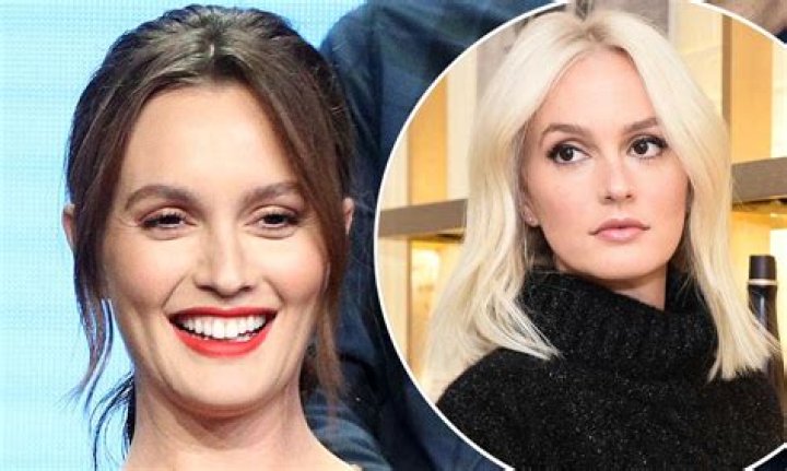Leighton Meester dyed her hair platinum blonde and she looks absolutely nothing like Blair Waldorf