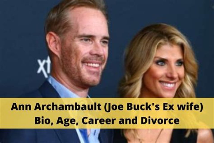 Meet Ann Archambault-Buck Photos Of Joe Bucks Ex-Wife And Mother Of His Daughters Trudy Buck