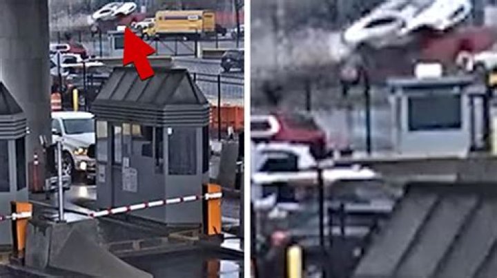 New Video From Rainbow Bridge Explosion Shows Car Airborne, Crashing