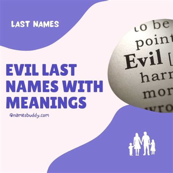 Uncovering The Power Of Evil Last Names
