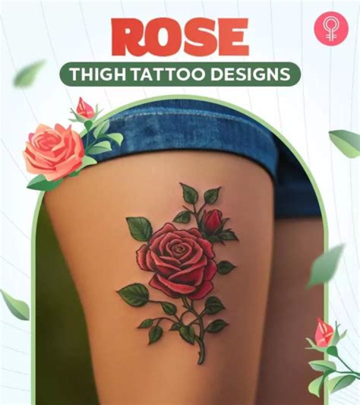 Unveiling The Enchanting World Of Flower Thigh Tattoo Designs