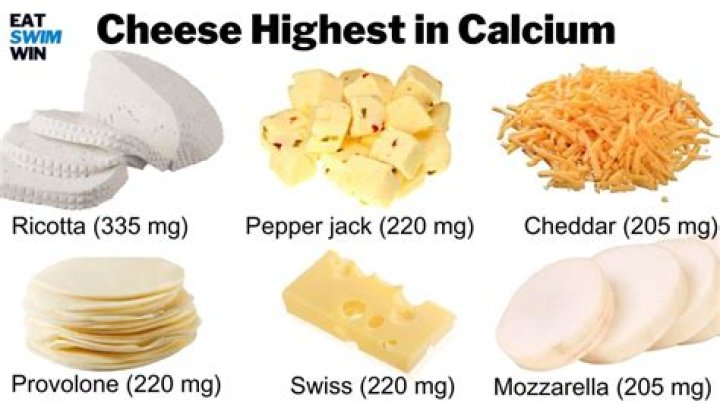 Which cheese has the least casein?