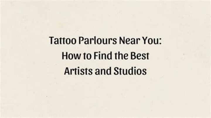 Your Guide To The Best Parlours Near You